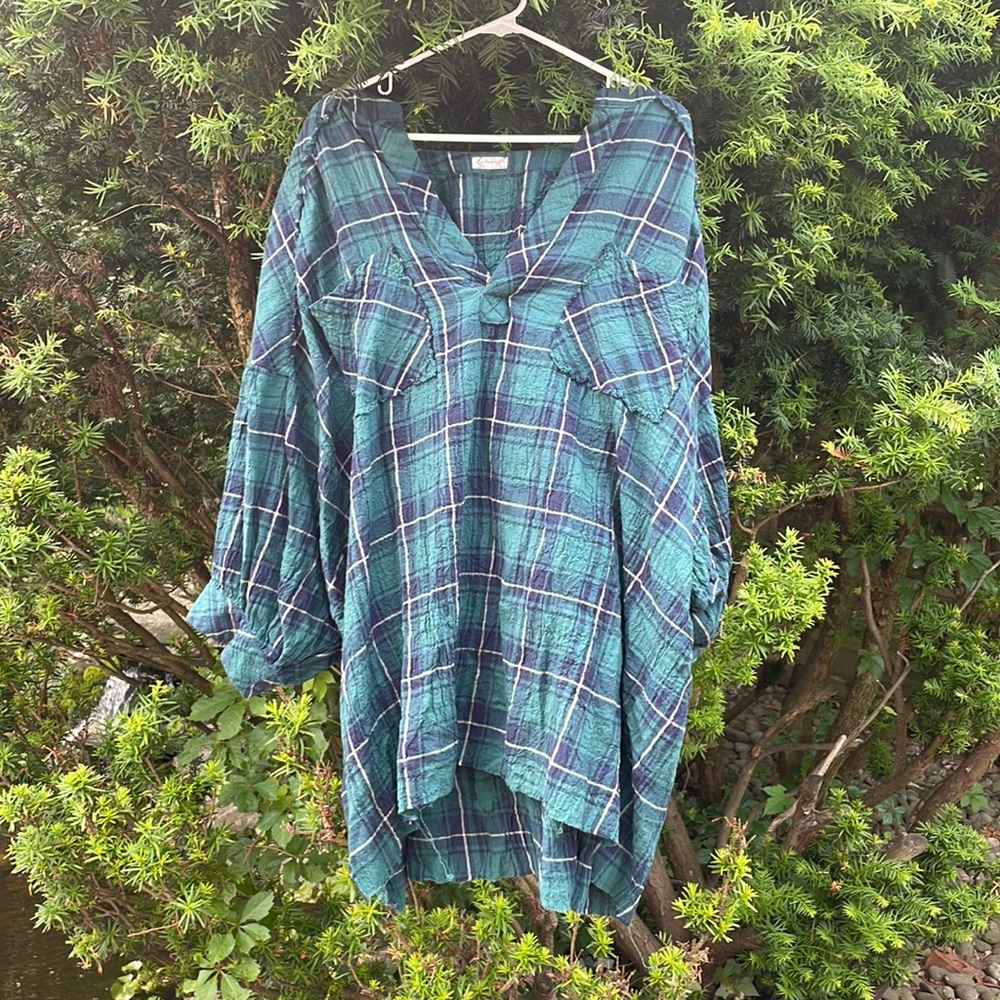 FREE PEOPLE Plaid Tunic!